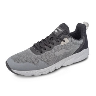 麻糬鞋屋?KangaROOS 男 RUN FAST輕量機能運動慢跑鞋 21088-深灰 超低直購價790元