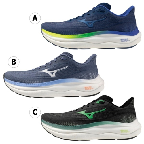 【白沙屯媽祖同系列】Mizuno 美津濃 慢跑鞋 男鞋 WAVE SKY 9【運動世界】J1GC250252/54/55