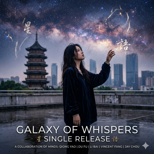 【星空下的呢喃】Galaxy of Whispers AI創作歌曲 英文女聲、Female Vocal、R&B、古風音樂