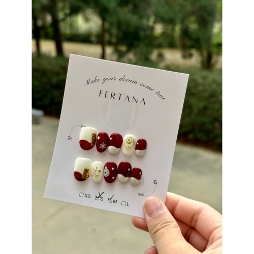 Fertana studio 手工穿戴甲 聖誕款004