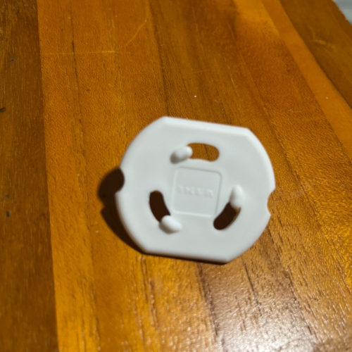 IKEA插座安全蓋-國外大全集歐式美式絕緣蓋防護防觸電插座保護蓋2相3孔電源保護蓋 三插電源插座保護蓋 適用 三插電源插
