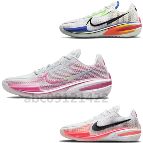 Nike 籃球鞋 Air Zoom G.T. CUT 男鞋 乳腺癌 水蜜桃 白藍紅 黑紅 女鞋 實戰 緩震 戰靴 運動鞋