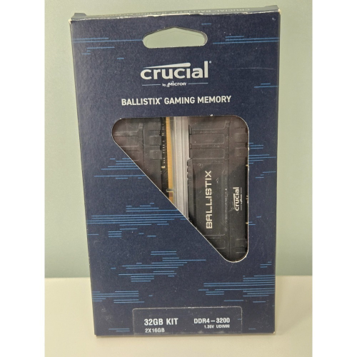 美光 CRUCIAL DDR4 - 3200 16GB 雙通道 (2X8GB)
