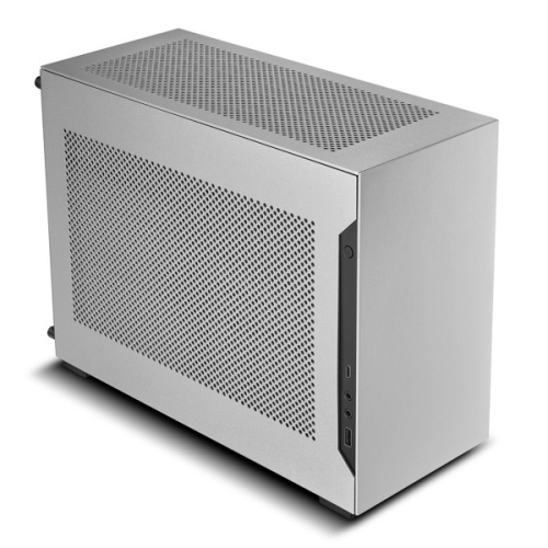 LIAN LI 聯力 A4-H20A/A4-H20X ITX 鋁合金電腦機殼(銀/黑)內附PCIe4.0顯卡延長排線