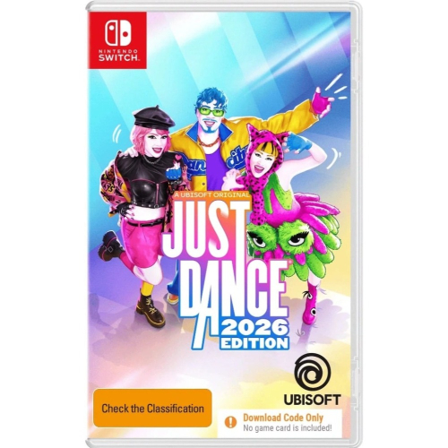 【兩隻臘腸】NS 《Just Dance 舞力全開 2026》中文版(序號卡) -預 2025-10-14發售