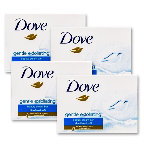 【Dove 多芬】乳霜滋潤香皂-溫和去角質(90g*4塊入)【1277】