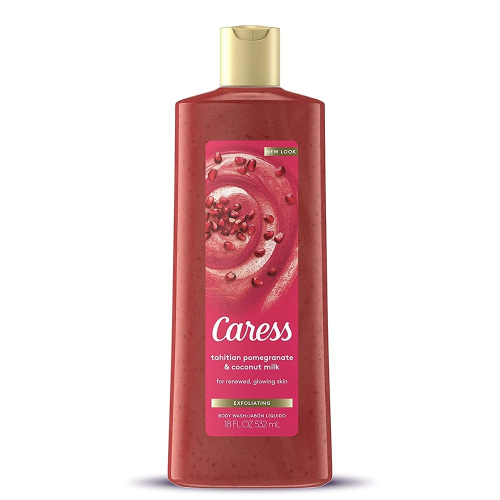 【Caress 卡瑞絲】保濕沐浴乳-石榴+椰奶(18oz/532ml)【1347】