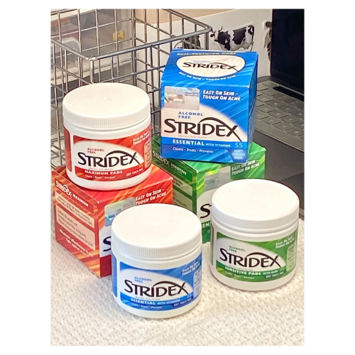 戴栗ლ Stridex水楊酸棉片 溫和 進階 加強 身體棉片?油痘肌剋星雖遲但到！