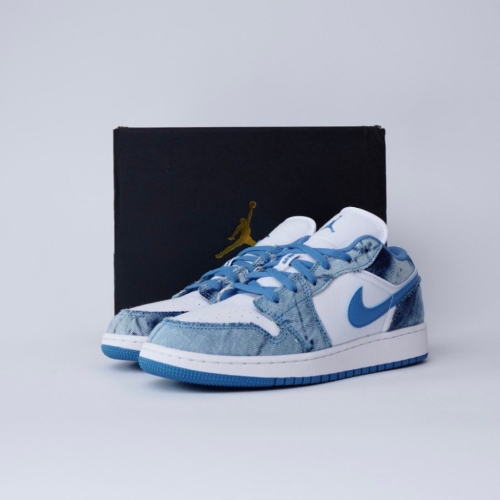 AIR JORDAN 1 LOW (GS) ＂WASHED DENIM＂ DM8947 100