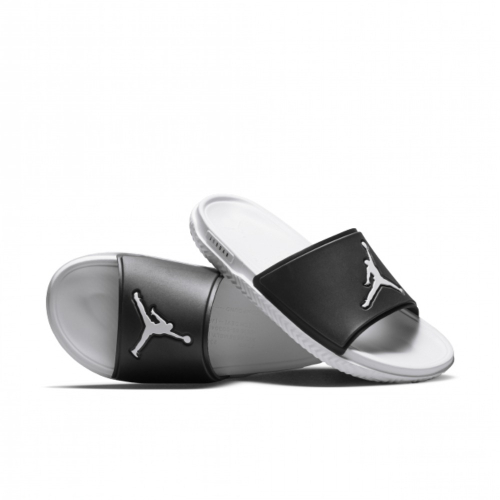 【大力好物】NIKE JORDAN JUMPMAN SLIDE 拖鞋 男 運動 AJ 喬丹 黑白 FQ1598-010