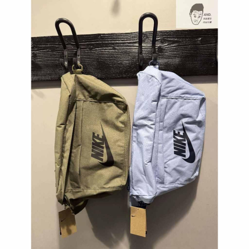 【AND.】NIKE TECH HIP PACK 防潑水 大腰包 LOGO 大容量 腰包 綠/藍 BA5751