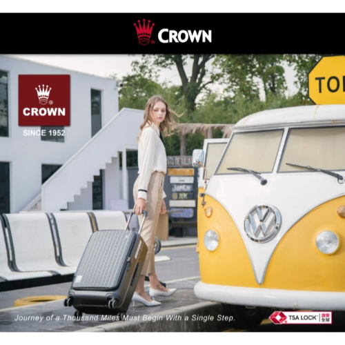 【CROWN BOXY 旅行箱】 29吋上掀式框架拉桿箱 TSA海關安全鎖｜Chu Mai趣買購物