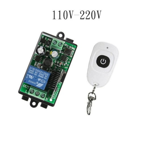 110V 小皮箱單路遙控開關配1鍵遙控器 遙控電燈 遙控音響 自製無線遙控 一鍵無線遙控器控器
