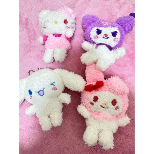 【現貨】三麗鷗絨毛吊飾 羊羔絨 美樂蒂庫洛米大耳狗 kitty