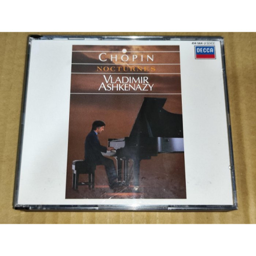半銀圈 Ashkenazy 阿胥肯納吉 Chopin 蕭邦 Nocturnes 夜曲 2CD DECCA 德PMDC版