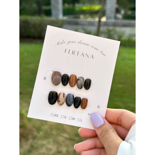 Fertana studio 手工穿戴甲 秋季必備美拉德?穿戴甲