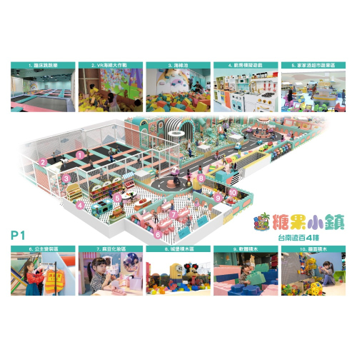 台南旗艦店 【糖果小鎮】 台南遠百成功店 追風奇幻島 親子票199元一大一小