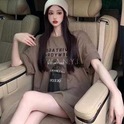 W.A.N.Y.I 復古風寬鬆短袖T恤