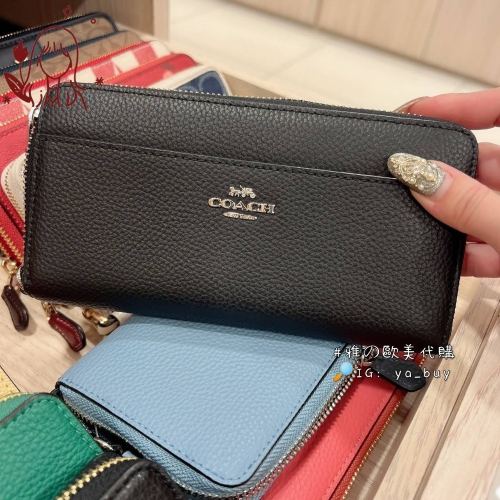現貨?歐美代購 COACH女用長夾 手掛繩長夾 經典款 正品保證 YAASHOP