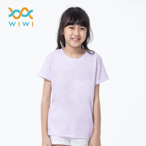 【WIWI】素面防曬排汗涼感衣(麻花粉 童70-150)