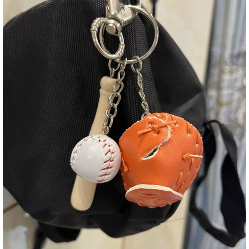 ~子甄彣璟~棒球鑰匙圈 鑰匙扣 吊飾 球棒吊飾 紀念品 運動 球套鑰匙扣 飾品 鑰匙掛件 生日禮物
