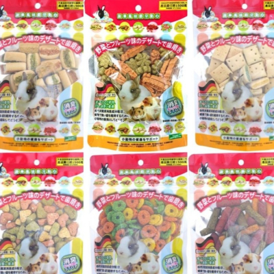 魔法村Pet Village小動物磨牙餅系列 120G 蜜袋鼯 倉鼠 睡鼠 兔子 天竺鼠 點心零食 餅乾 磨牙