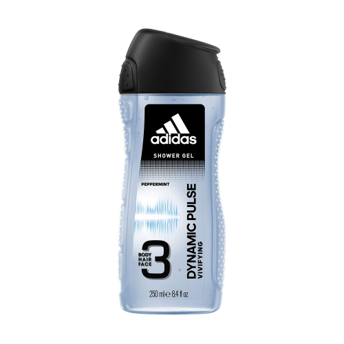 adidas 男用三效潔顏洗髮沐浴露(青春活力)250ml*6