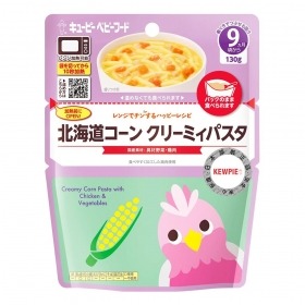 日本kewpie 北海道玉米奶香義麵9M+) 寶寶麵 08682