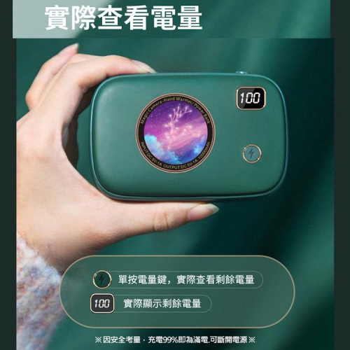 交換禮物 復古相機暖手寶 口袋暖暖寶 隨身/速熱 暖手神器 (USB充電) 暖手寶 數字顯示面板可顯示溫度與電量