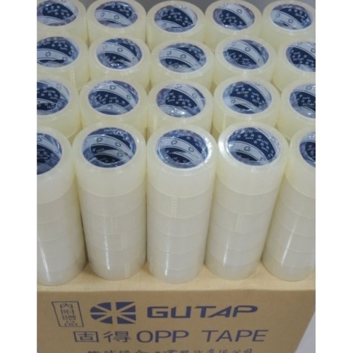 ￼地球固得牌 48mm*90y OPP膠帶 透明膠帶 文具膠帶 封箱膠帶 包裝膠帶