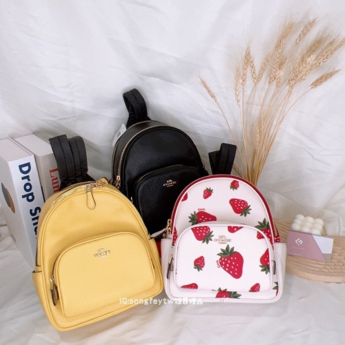 美國代購 台灣現貨 Coach 雙拉鍊 小後背