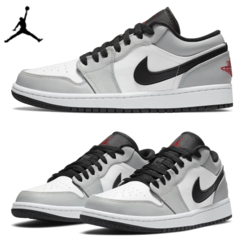 Nike 休閒鞋 Wmns Air Jordan 1 Low 女鞋 男鞋 灰白 黑白灰 運動鞋