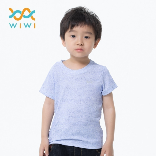 【WIWI】素面防曬排汗涼感衣(麻花紫 童70-150)