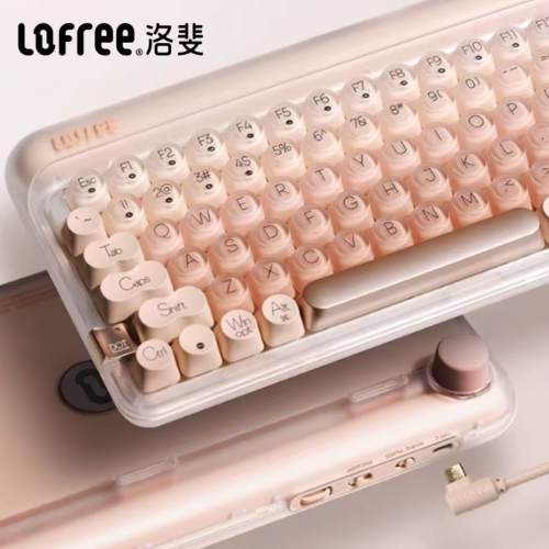 Lofree洛斐 粉底液三模機械鍵盤 贈送注音輸入轉印貼紙