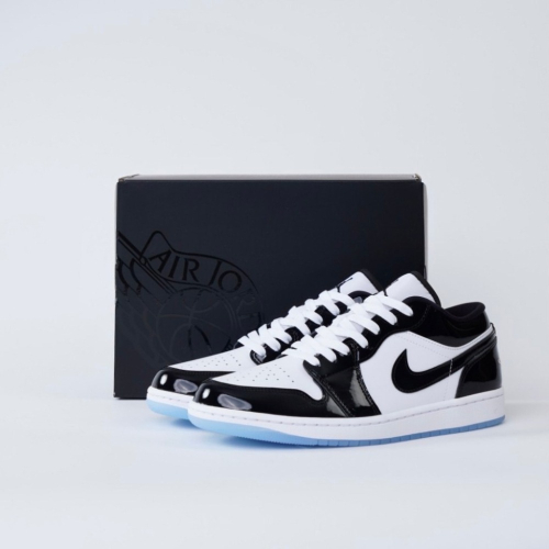 AIR JORDAN 1 LOW SE ＂CONCORD＂ 黑漆皮 DV1309 100