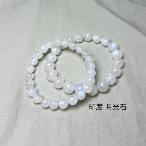 ｛萊珂｝印度月光石 藍光 月亮石 六月誕生石 moonstone 戀人之石 感情和睦 一圖一物 台灣現貨