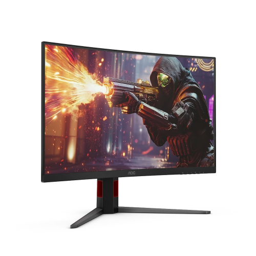 沛佳電腦 新莊 AOC CQ32G4 (32型/2K/HDR/180Hz/0.5ms/VA)曲面電競螢幕