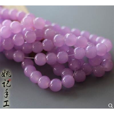 粉玉珠散珠8mm