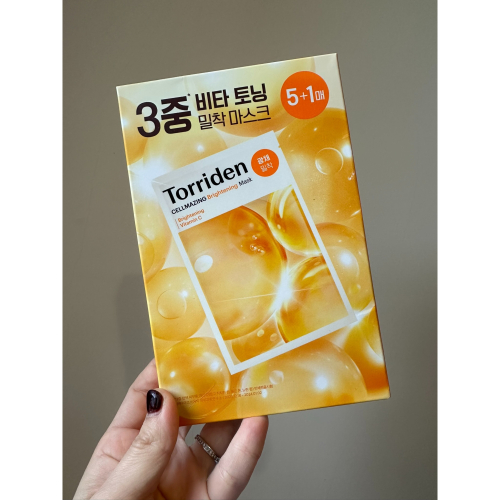 Torriden 維他命亮白面膜 5+1片