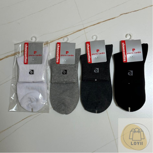 免運現貨秒出 Pierre Cardin 皮爾卡登1/2休閒襪 男襪子 PC204｛樂藝 LOYII ｝