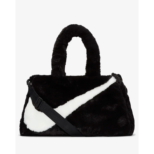 【大力好物】NIKE 耐吉 手提包 W NSW FX FUR TOTE 女款 黑 大勾 質感 毛毛 DQ5804010