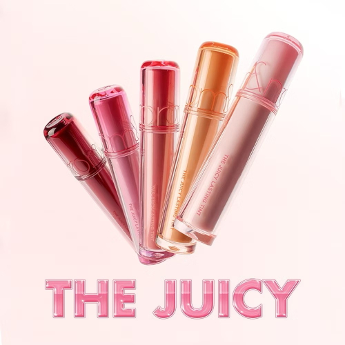現貨秒發｜Rom&nd juicy 果汁唇釉 不掉色玻璃唇釉｜透明感口紅 鏡面水光染唇液｜百貨購入