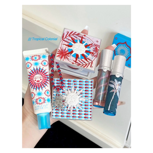 戴栗ლ GirlCult 構奇南洋假日幻境腮紅 唇蜜 多功能筆 多功能霜 果凍膏 不沾杯??⛴️