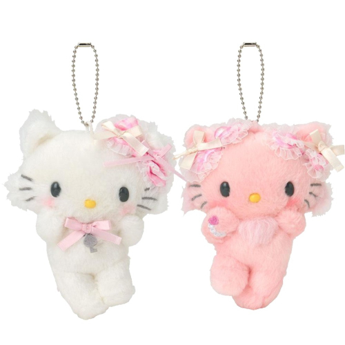 過生活IP訂購 三麗鷗 恰咪 絨毛玩偶吊飾 Charmmy Kitty 格紋緞帶 6J54