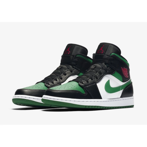 Air Jordan 1 Mid Green 554724-067 AJ1 綠腳趾 籃球鞋