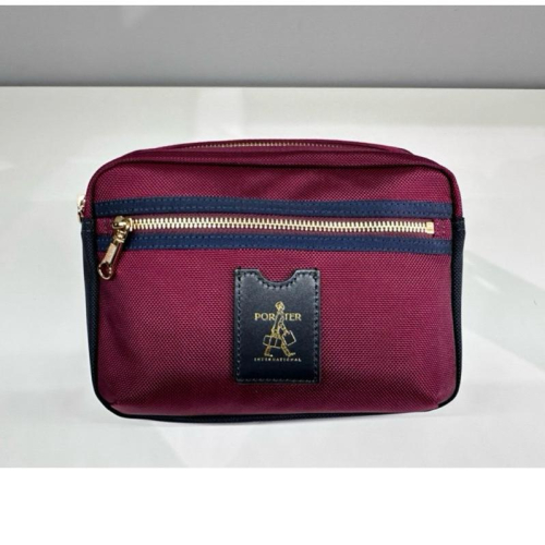 PORTER INTERNATIONAL 經典復古LUXY方形腰包 11718-057 深藍 代購 福袋