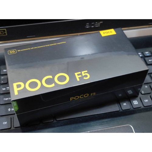 全新未拆封 黑色 POCO F5 12G/256G