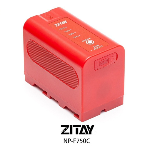 三重☆大人氣☆ 希鐵 ZITAY NP-F750C 6400mAh 超高容量 充電電池 F750