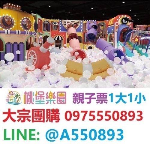 奇幻島 桃堡樂園 親子票1大1小使用 追風奇幻島 票券 門票 優惠票 桃知道