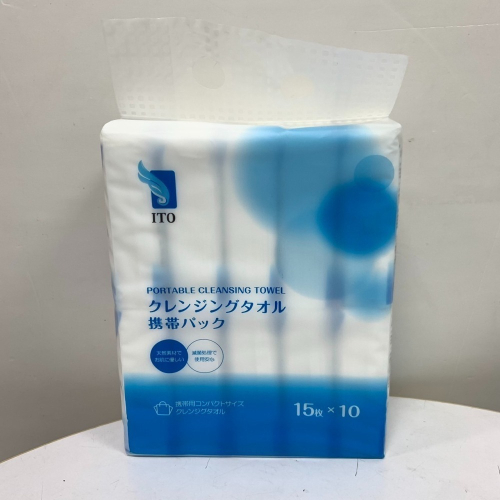 日本ITO 攜帶包洗臉巾(15抽)10入一袋